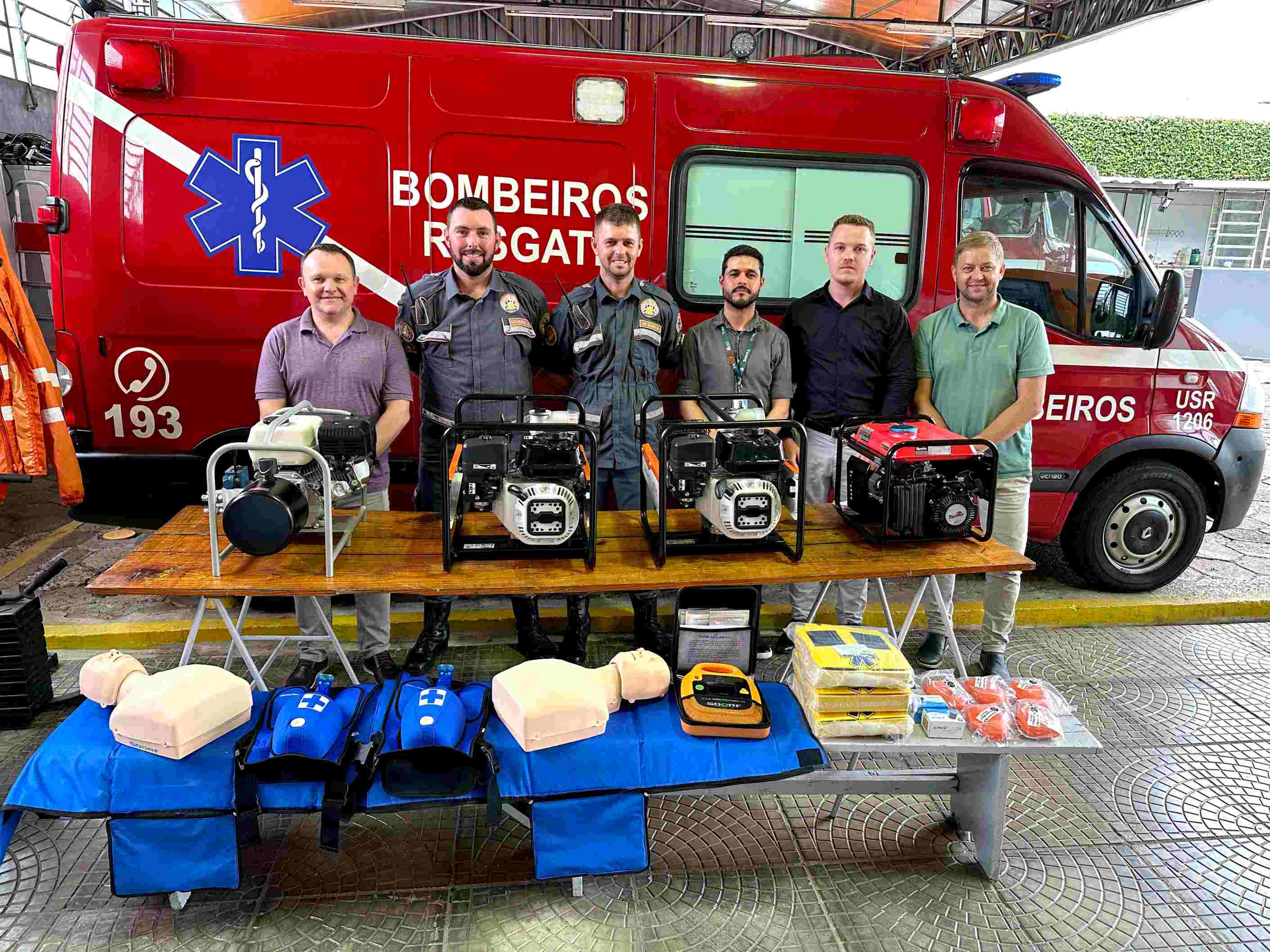 Bombeiros de Bom Princípio recebem novos equipamentos