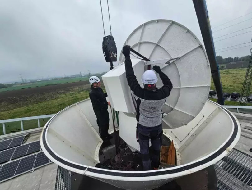 Instalação do novo radar meteorológico no Vale do Caí avança e início da operação está previsto para agosto